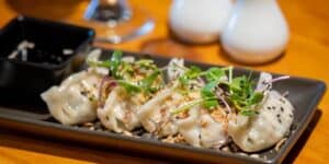 Dumplings from The Fat Duck Te Anau menu
