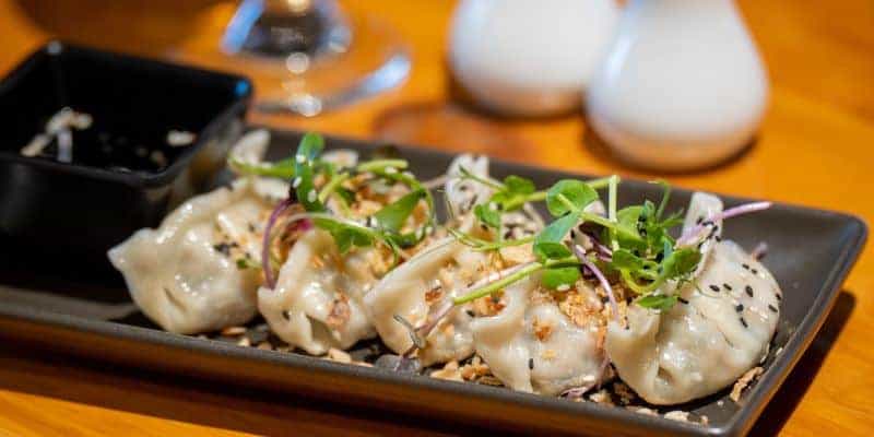 Dumplings from The Fat Duck Te Anau menu